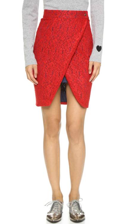 wantering-dressed-in-red: Moore Wrap Skirt