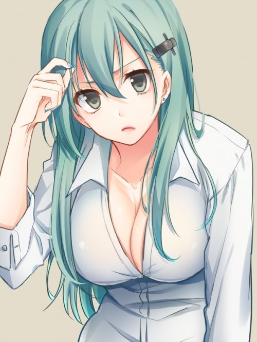 【二次・ZIP】純白のシャツ・ブラウスが色々艶かしい女の子の画像 | 桃色虹画像 -二次元萌え画像エロ画像まとめ-