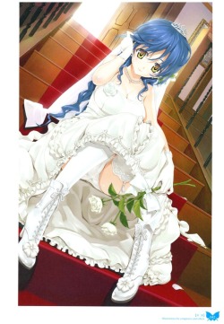 happoubi jin ass cameltoe cleavage dress heels pantsu stockings thighhighs wedding dress | #402748 | yande.re