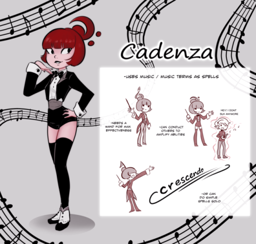 Updated Reference sheet for Cadenza since her last one was extra lazy 