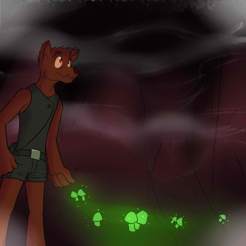 Spike’s Quest - Chapter 7[P 182]It’s the first day of my mission.  I have been sent to this crater to scout out the magic dragons that are rumored to be here.  The Boss says that just because I’m not the strongest or meanest dog in the
