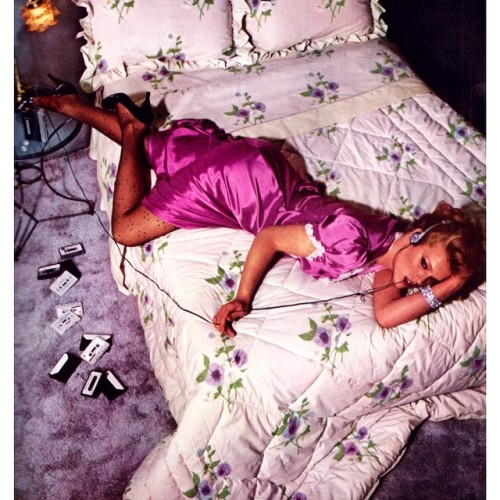 sighswhispers:  Major jet lag… Patti Hansen in Christian Dior on Wamsutta bedding for Vogue, May 1980. Photographed by Chris Von Wangenheim. 