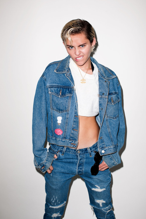 andreasanterini:    Miley Cyrus at my studio / Photographed by Terry Richardson / New York 2015 ( Part 2 )   