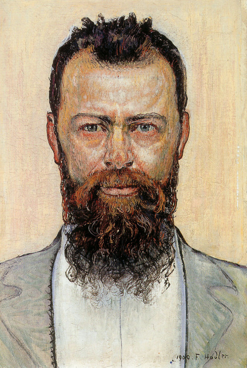 alice-oh-alice:Ferdinand Hodler - Self portrait, 1900I love this so much.