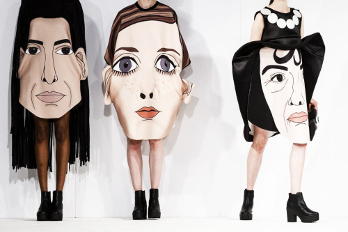 Rick Owens,  Lesley “Twiggy” Lawson and Gabrielle Bonheur “Coco” Chanel dresses from “Wh