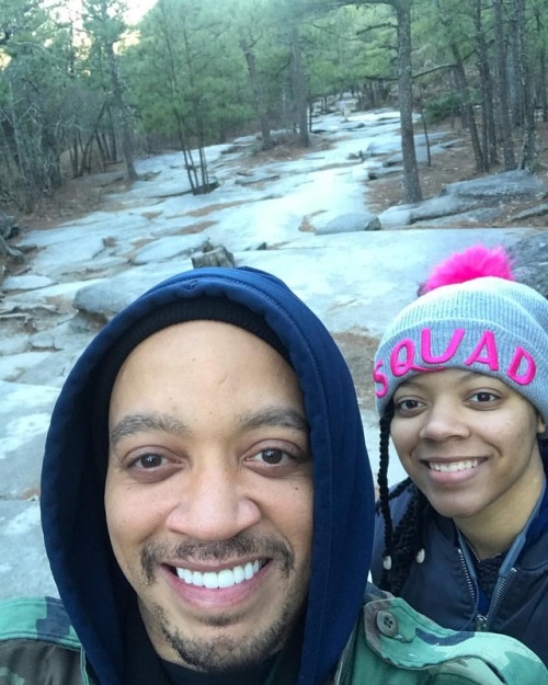 Morning Hike to the top of Stone Mountain with My Big Baby @ashlisade ⛰ #DaddyDaughterTime #Us #1,68