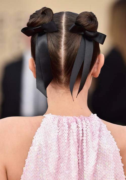 Millie Bobby Brown attends The 24th Annual Screen Actors Guild Awards in Los Angeles on January 21, 