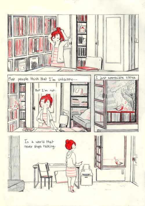 almostnormalboy: heyluchie: My comic; “Introversion” is finished! Please go to the main 