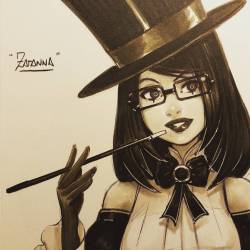 omar-dogan:  My redesign of #Zatanna, but I know I will have to go back to the more vivacious norm that she is! I like glasses though! I am just finishing up 5th-Capsule and we will announce preorders soon! This week is my goal!