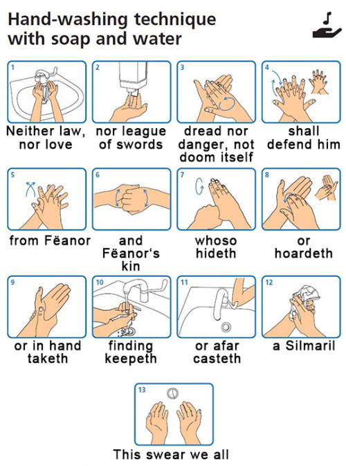 feanope:Washing your hands, Fëanorian edition