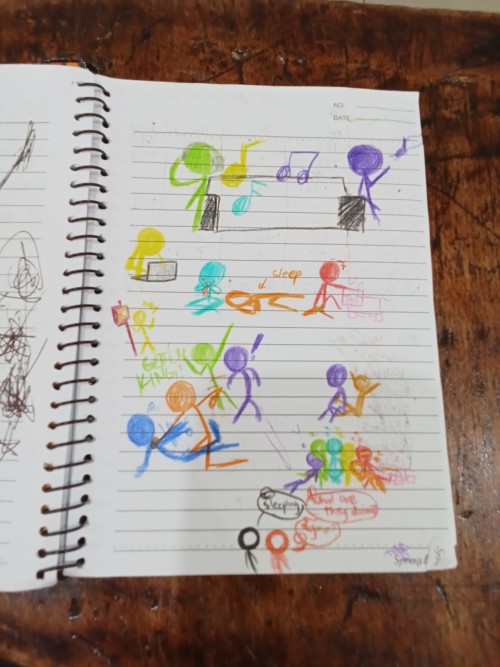 My Sister Just Got Her New Colored Pencils And Asked Me To Draw Anything With Them For Test Trying