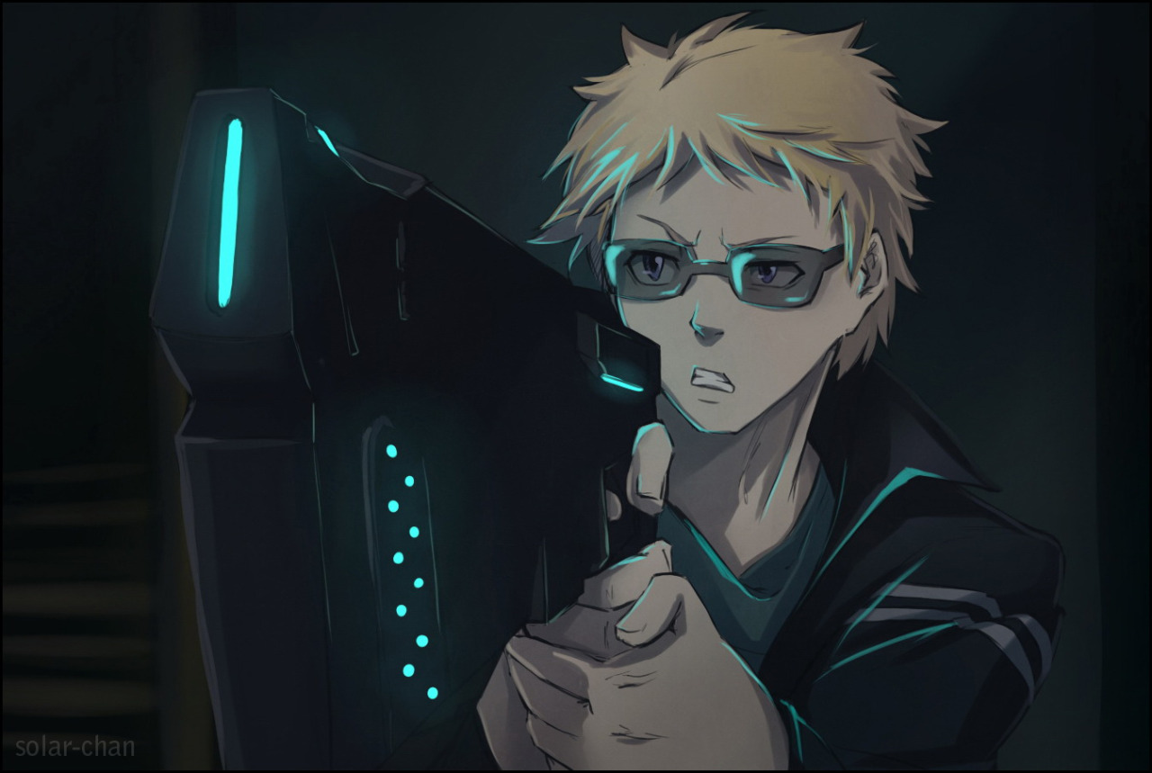 solarbutterfly-art:  More Hamatora/Psycho Pass crossover :D And this time have some