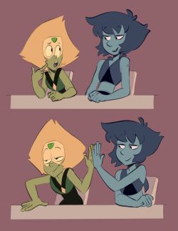 snaileyart: Peridot and Lapis were so pure