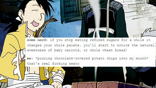 winnifredburkle:FMA + text posts: 13/ ¯\_(ツ)_/¯