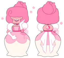 gemkids: rosebud sapphire (she/her) , a tiny defective sapphire (about half the height of a normal one) who was only kept around bc pink diamond though she was so so cute.. when she heard her diamond had been shattered she ran away to earth before she