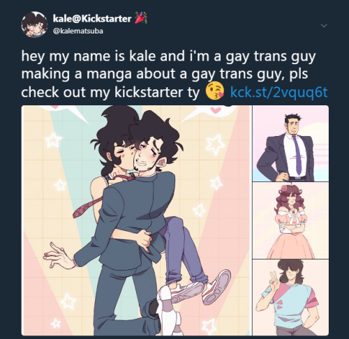 kalematsuba: yep thats me!! a gay trans dude trying to put some real trans mlm rep into the world!! 