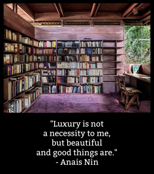 Pictured Is Anais Nin's Library In Her Los Angeles Home, Which She Shared With Husband Rupert Pole. The