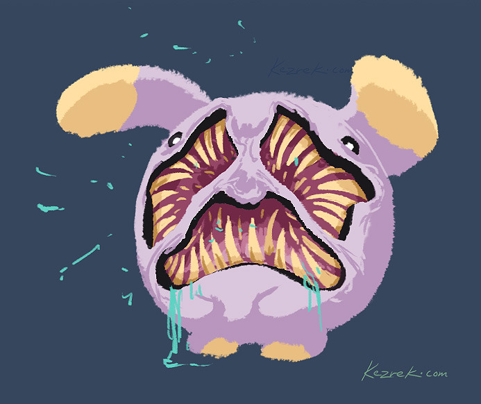 kezrekade:  &ldquo;What if Whismur’s eyes were actually the black dots beneath