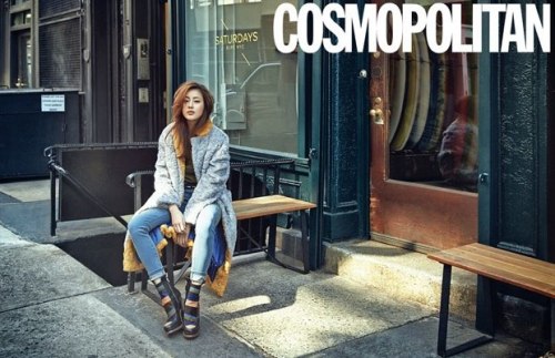 Kang Sora Для Cosmopolitan Korea 10/2015 