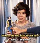 mezmerism:   Harry being cute in interviews  