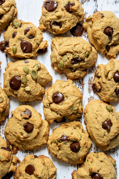 Pumpkin Butter Chocolate Chunk Cookies