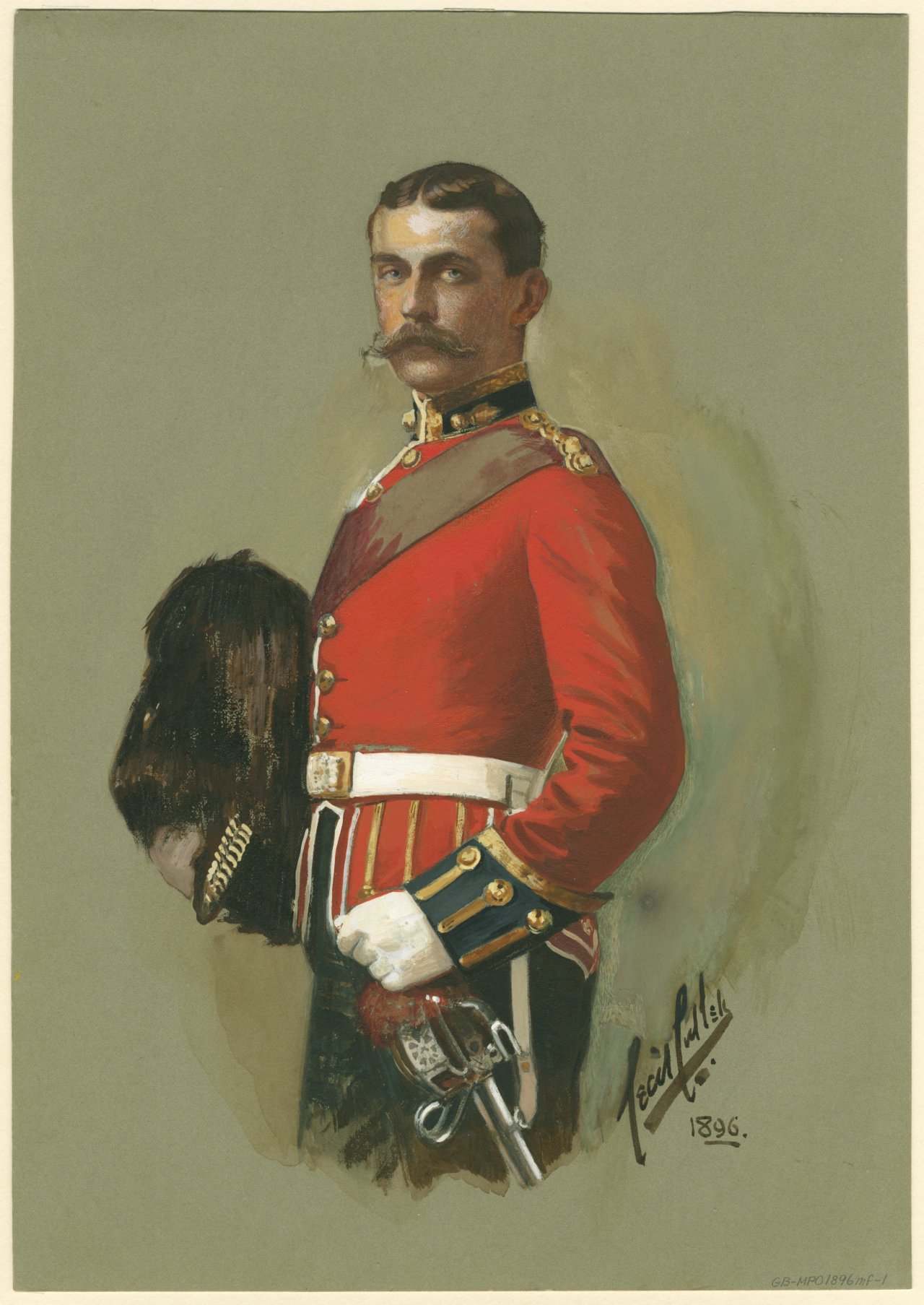 Austin Mackenzie of Carradale, 3rd Royal Scots Fusiliers, 1896, Cecil Cullen