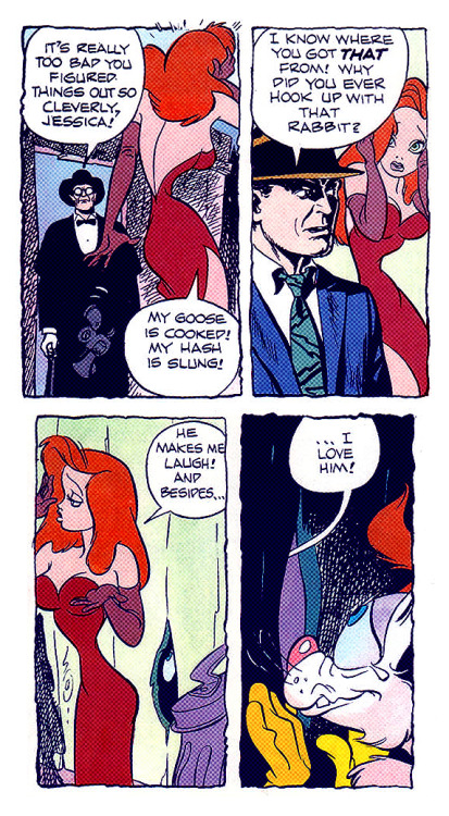 ride-a-dromedary:  Who Framed Roger Rabbit? Marvel Graphic Novel  Man~ I wish I could make women laugh…intentionally I mean