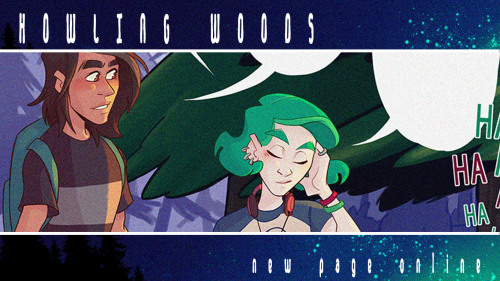 HOWLING WOODS NEW PAGE!NEW:www.webtoons.com/en/challenge/howling-woods/page-17/viewer?title_