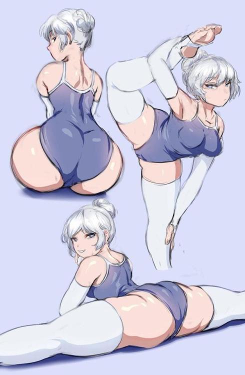 therule34club:Weiss doing some stretches [RWBY] (JLulluby) ift.tt/2qJsHVs