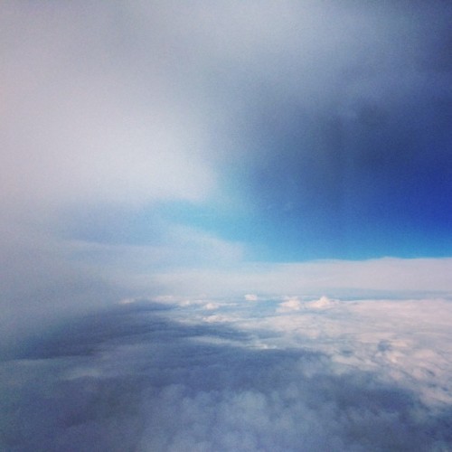 Embrassing the clouds (at Birmingham Airport)