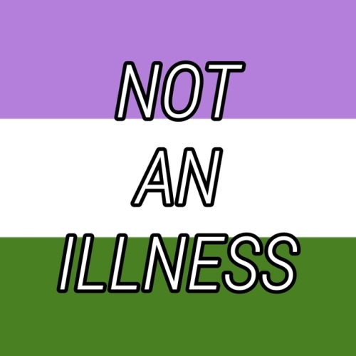 genderqueerpositivity: (Image description: six images with the genderqueer flag as a background and 