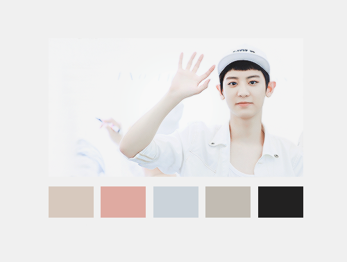 Porn photo mochiwon:  Chanyeol Color Palette ✿  Requested