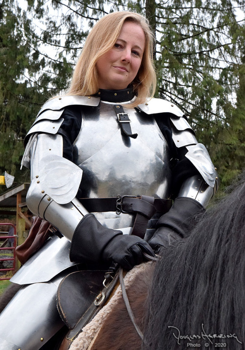 Dame Mara Stone of the Seattle Knights - February 23, 2020 - Photo by Douglas Herring