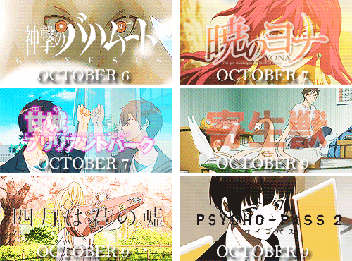 thuglevi:  38 Animes Released in the year 2014 chosen by my followers  Thank you