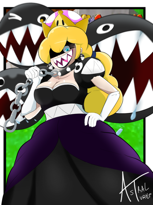 Caved in to the Bowsette meme. Here’s Princess Chain ChompChompette? Princess Chomp?Twitter  Redbubb