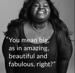 flyandfamousblackgirls:Gabourey Sidibe | Lane Bryant