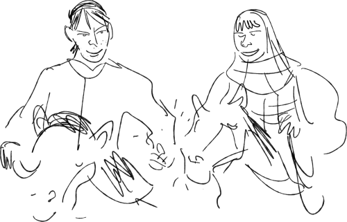 canonicalgay: random asoiaf doodles (baby lannisters, joncon hubris, bronn and chiggen adventure, ne