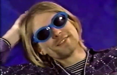 acidic-child:  kurtsmiles:  Kurt Cobain smiling/laughing gifs  xx