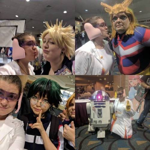 cosplaying-on-a-budget: A few photos of my recovery girl with other My Hero Academia cosplayers from