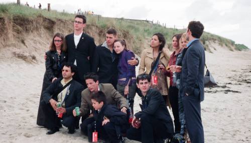 gilove2dance: Band of Brothers premiere at Utah Beach in June of 2001 Posted with permission of Chri