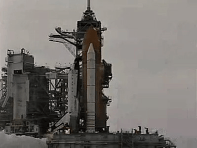 Porn photo humanoidhistory:  The Space Shuttle Columbia roars