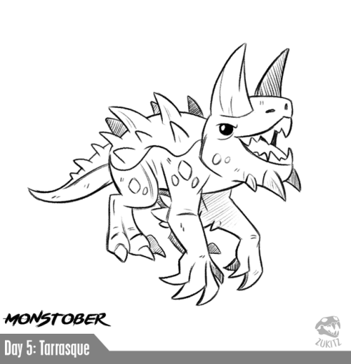 Day 5: Tarrasque A mini monster who probably wants to rip your arm off
