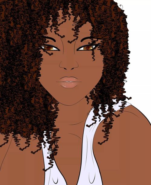 Another addition to my #blackisbeautiful collection *~ ~* *~ ~* *~ ~* *~ ~* *~ ~* #digitalartist #di