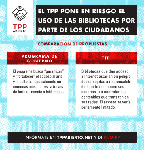 tppabierto:   “Es el momento de que el Gobierno transparente su posición: ¿Insistirá en ejecutar el programa para el que fue elegido o cederá a los intereses que por vía del tratado intentan prescindir del debate público?”.  Electa por