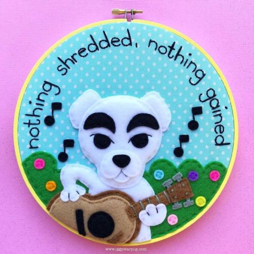 retrogamingblog2: Animal Crossing Embroidery Hoops made by IggyStarpup