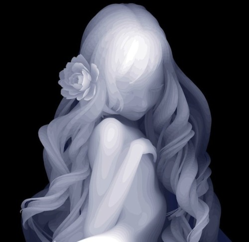 taktophoto:  Monochromatic Paintings Feature Layers of Raw Emotion