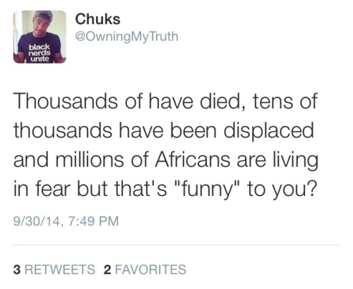 owning-my-truth:When did people ever make jokes about Columbine or any other time when white lives a