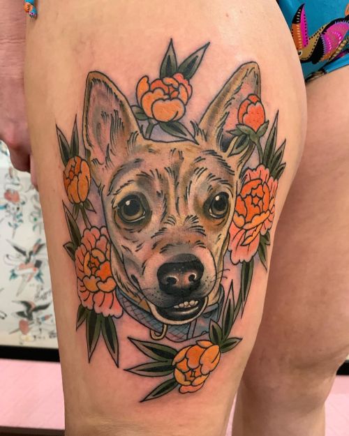 Sweet HarveyThank you, Nikki! #tattoosbysilje #tattoosmilepdx(at Tattoo Smile)https://www.instagram.