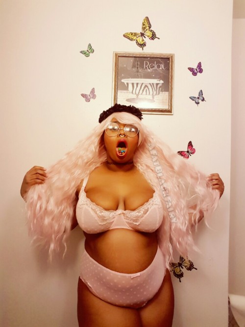 Porn Pics afatblackfairy:  Chubby Mermaid/Unicorn sighted~🦄💖