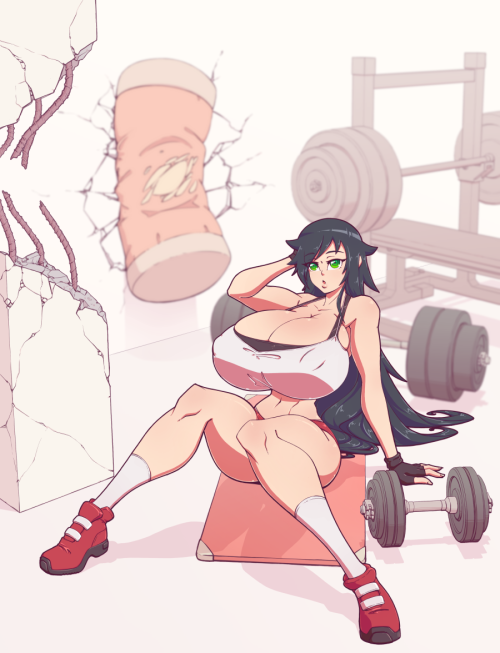 Tomoko goes to the gym to try get popular, with some massive results, and is totally not her fault, 